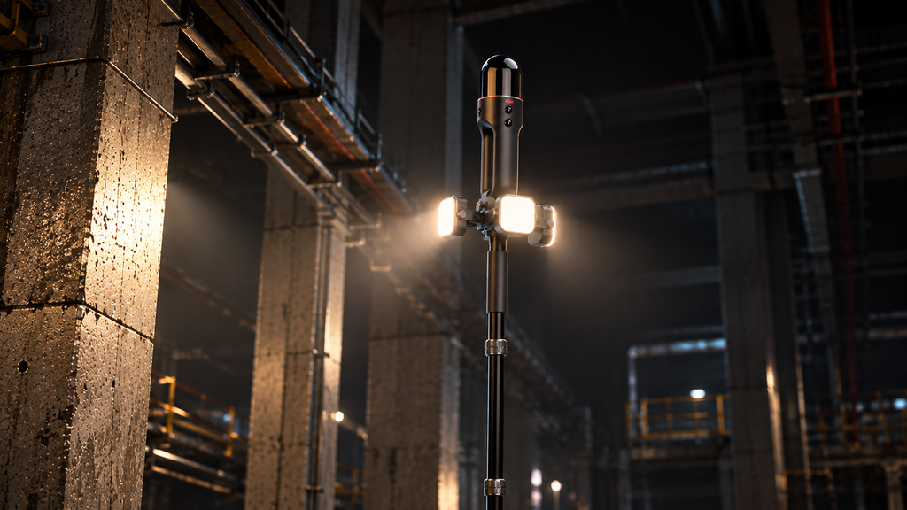 Leica Scanner Lights in Industrial Shadows