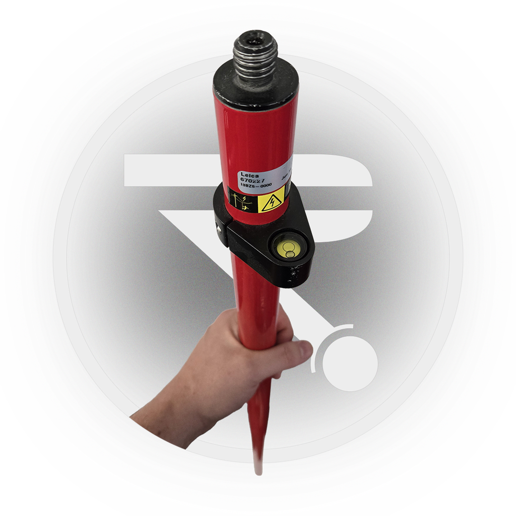 670227 - Fixed Height Target Pole with 5/8 in. male threaded post for half sphere and full sphere targets