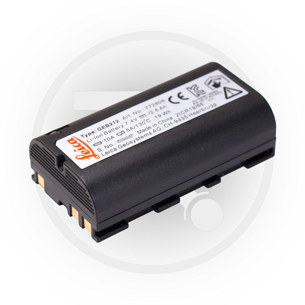 772806 - GEB212, Lithium Ion battery, 7.4V/2.6Ah, chargeable