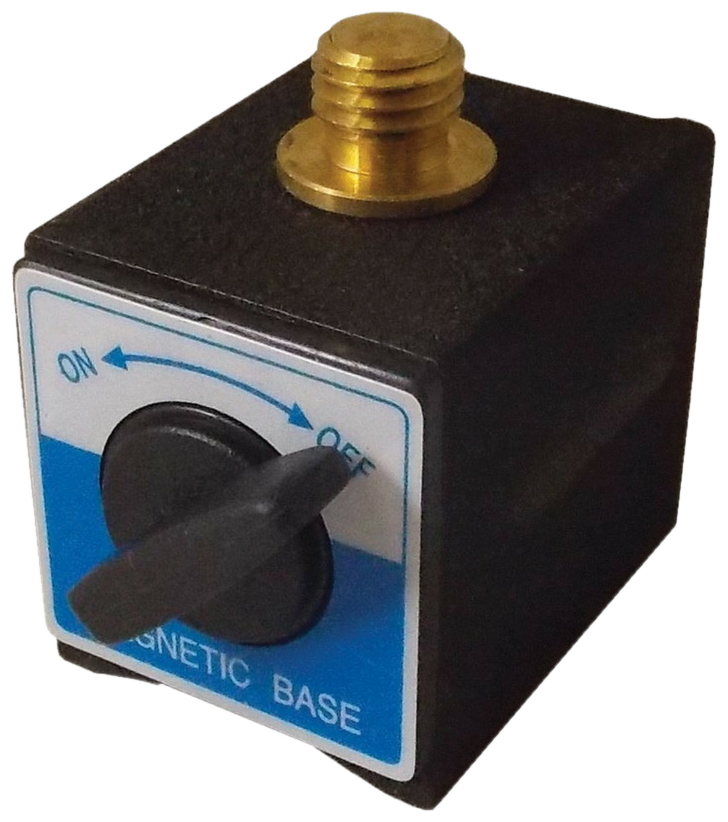 670228 - V-block magnetic mount with 5/8 in. x 11 threaded post, for mounting on steel pipes
