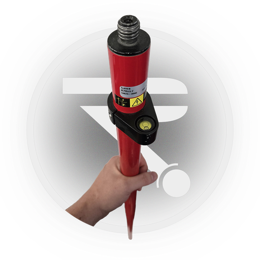 670227 - Fixed Height Target Pole with 5/8 in. male threaded post for half sphere and full sphere targets